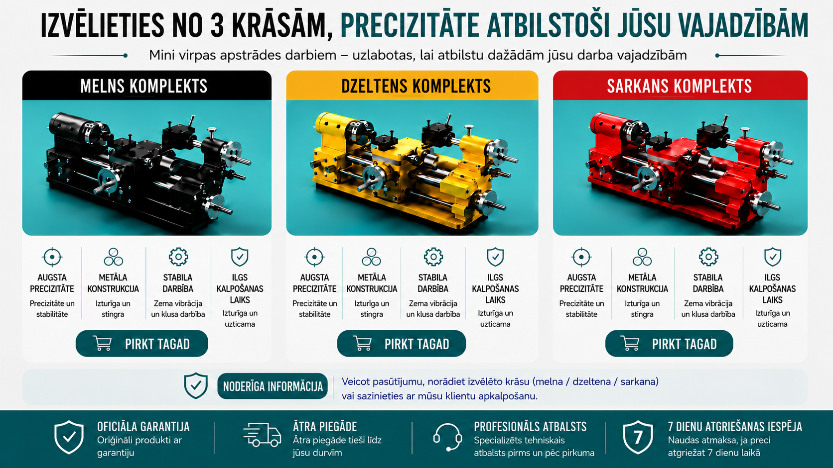 Galda metāla virpa ar vienmērīgu apgriezienu regulēšanu no 0 līdz 2500 apgr./min, 750 W bezsuku motoru un metāla zobratiem