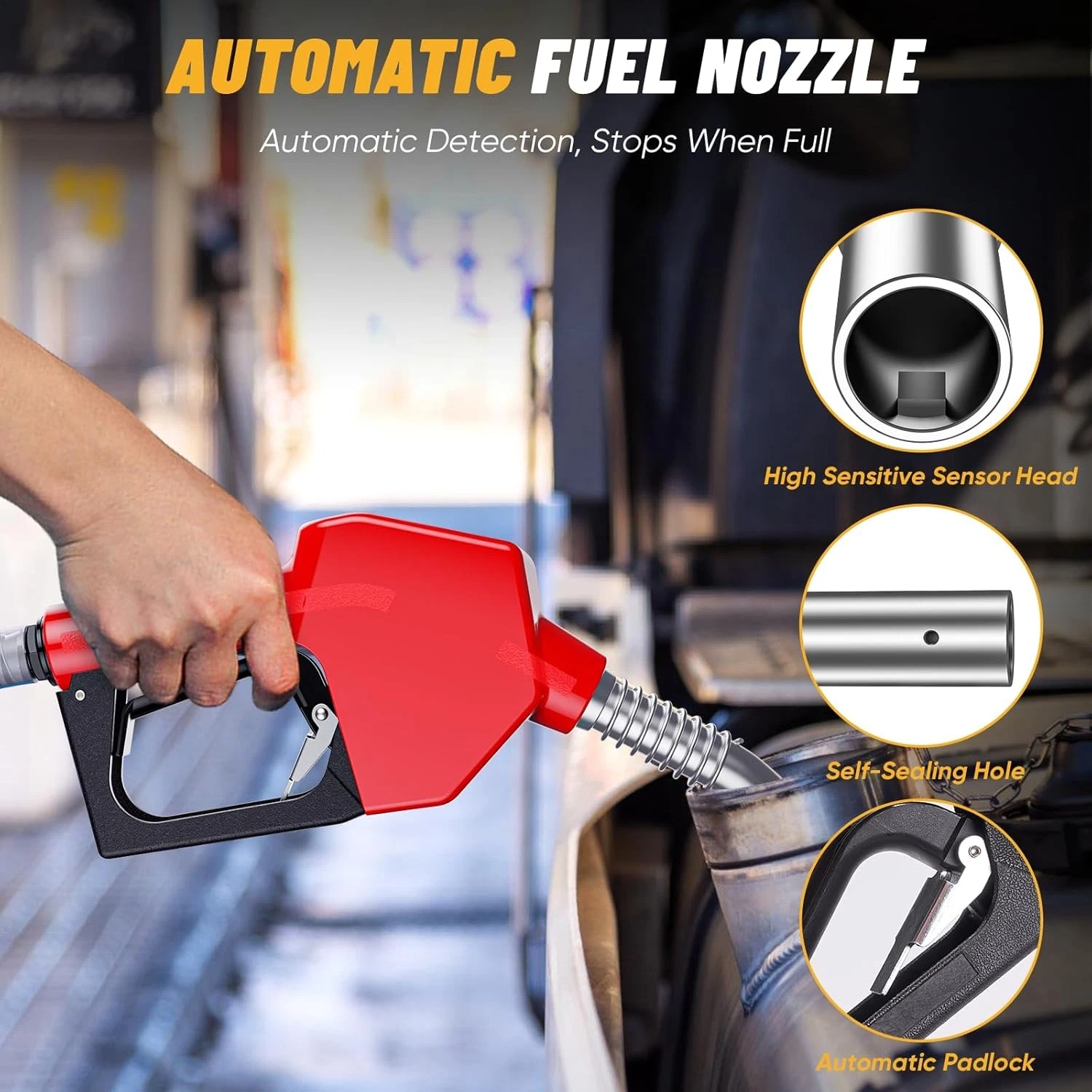 Cordless Electric Fuel Transfer Pump 4.0Ah Battery for Diesel Kerosene Transfer