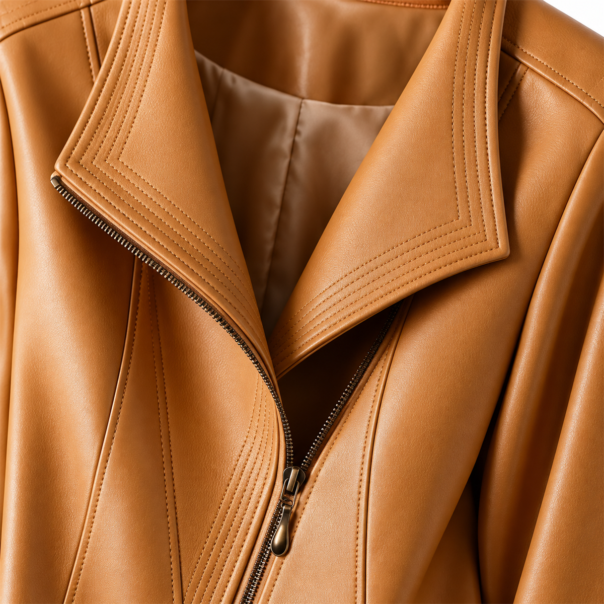 Women's Asymmetrical Moto Jacket Multipack design detail 1