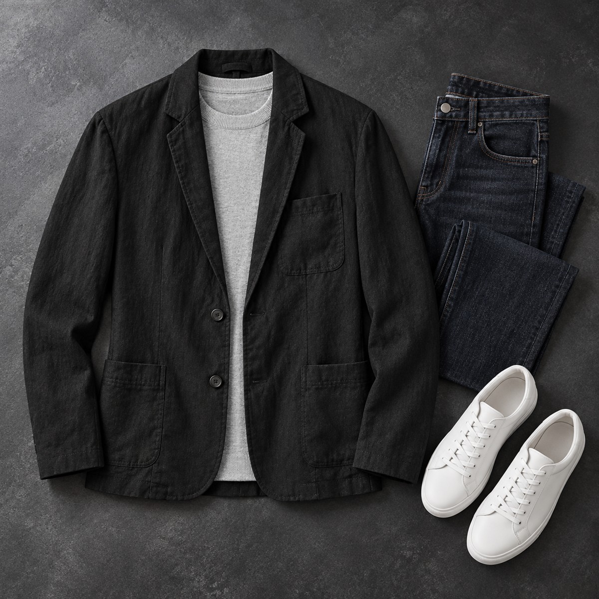 Men's Lightweight Casual Blazer Multipack styling idea 2