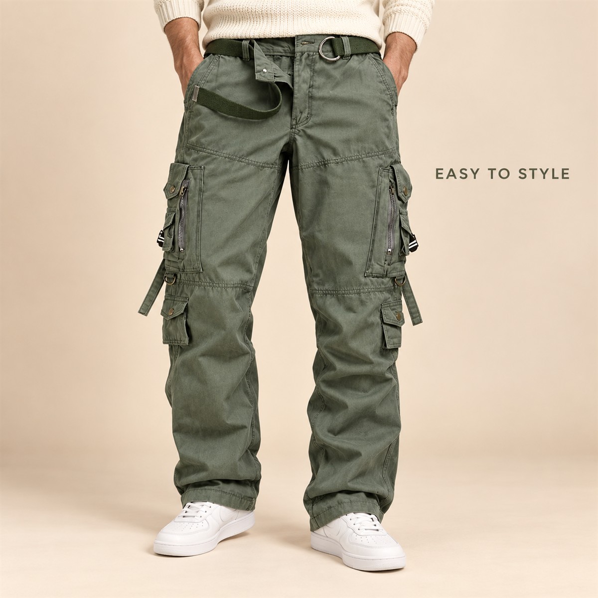 Men's Multi-Pocket Cargo Pants Multipack detail image 4