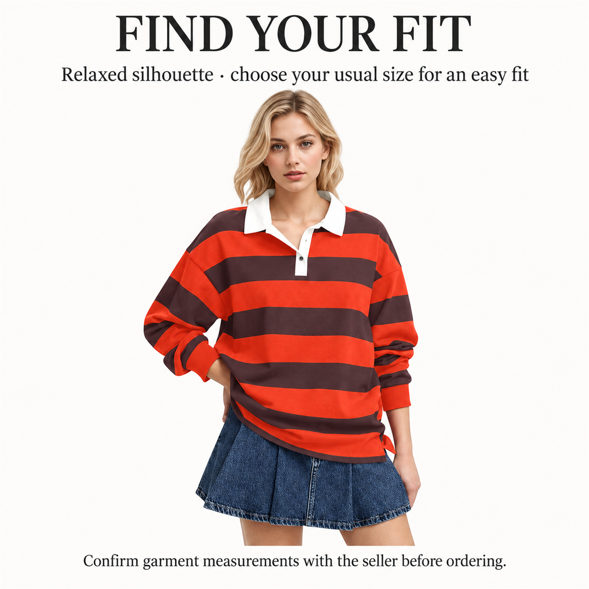 General US and EU body measurement size guide