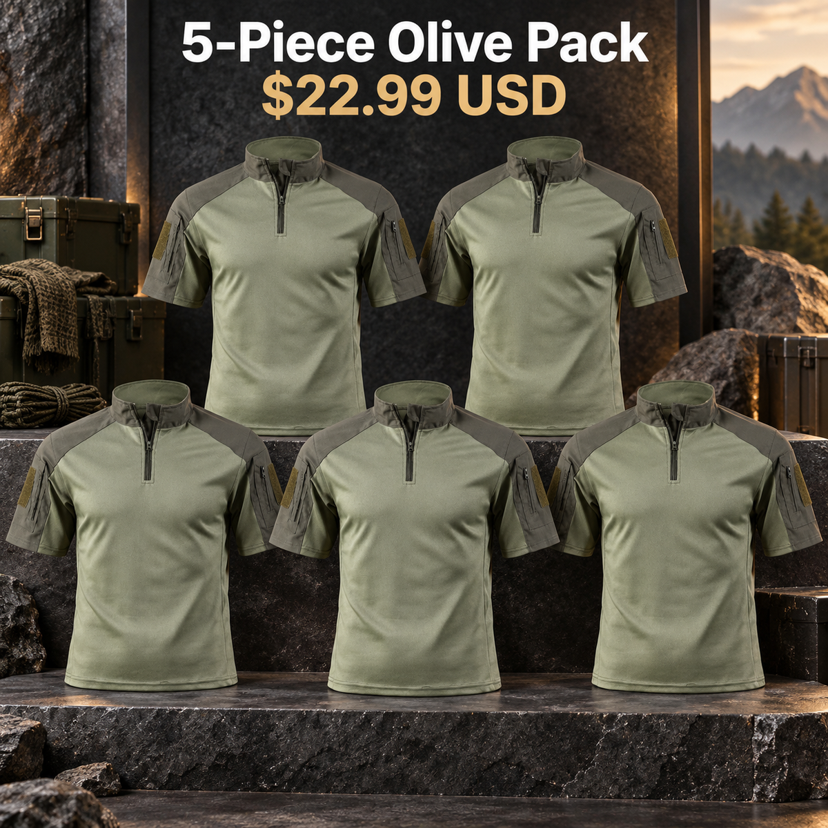 5-Piece Olive Pack | exact multipack selection