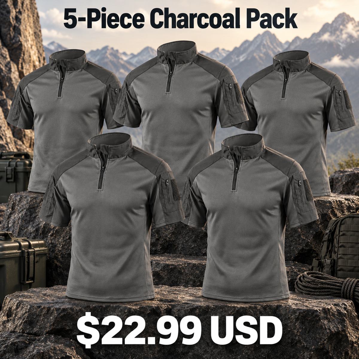 5-Piece Charcoal Pack | exact multipack selection