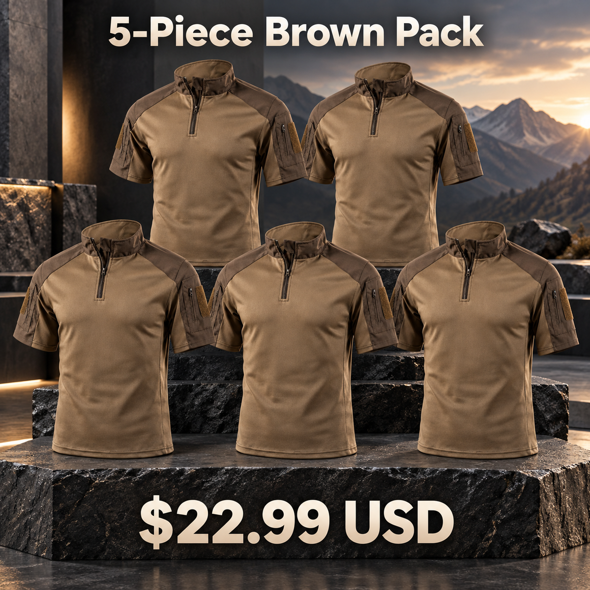 5-Piece Brown Pack | exact multipack selection
