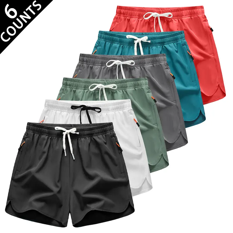 Men’s Quick-Dry Athletic Shorts with Zipper Pockets | Lightweight Active Shorts S-6XL