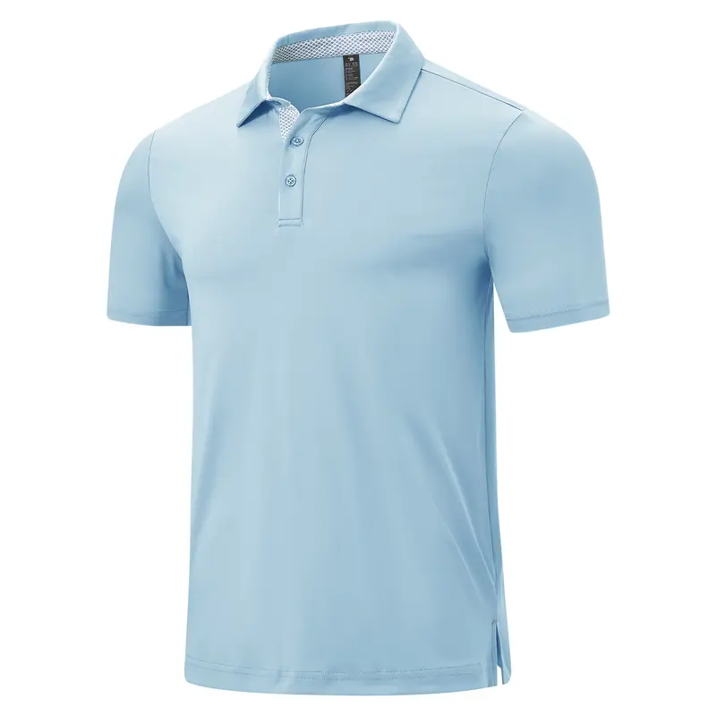 Men’s Performance Stretch Polo Shirt – Breathable Quick-Dry Casual Golf Tee
