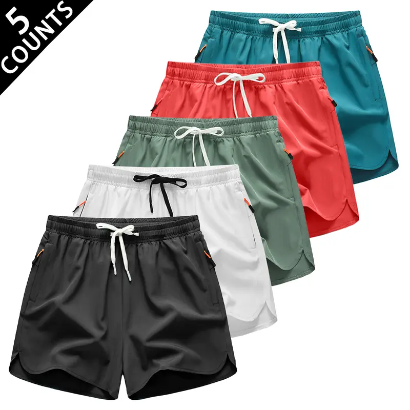 Men’s Quick-Dry Athletic Shorts with Zipper Pockets | Lightweight Active Shorts S-6XL
