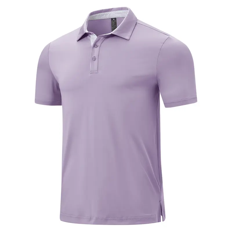 Men’s Performance Stretch Polo Shirt – Breathable Quick-Dry Casual Golf Tee
