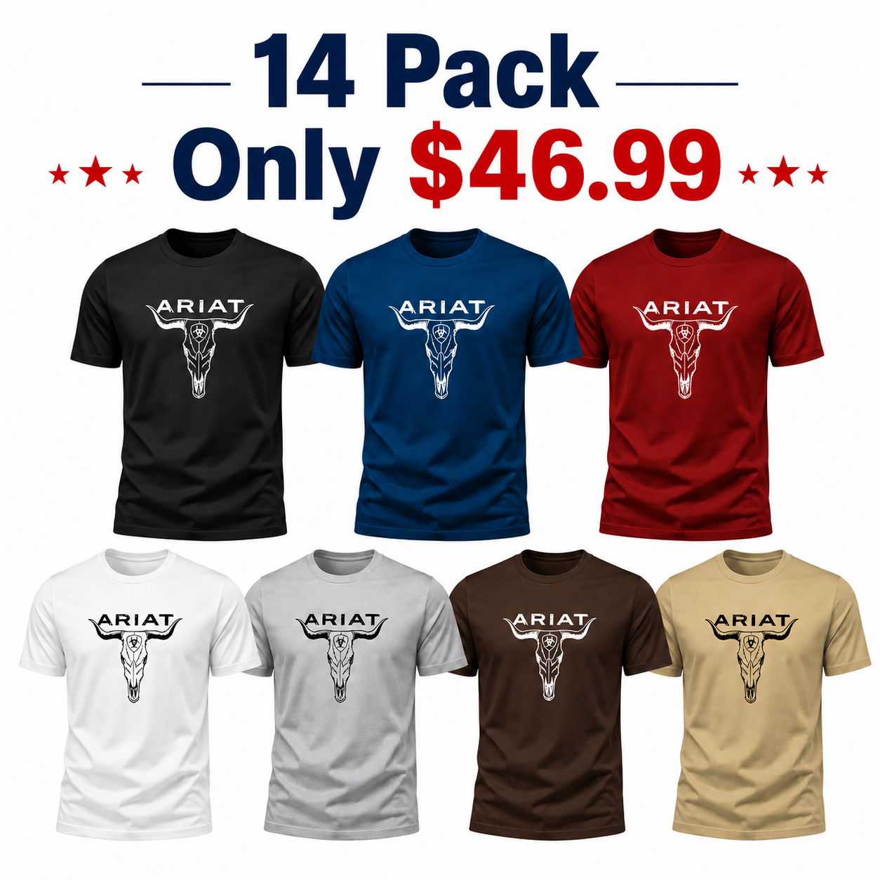 Ariat Western Bull Skull Graphic Tee