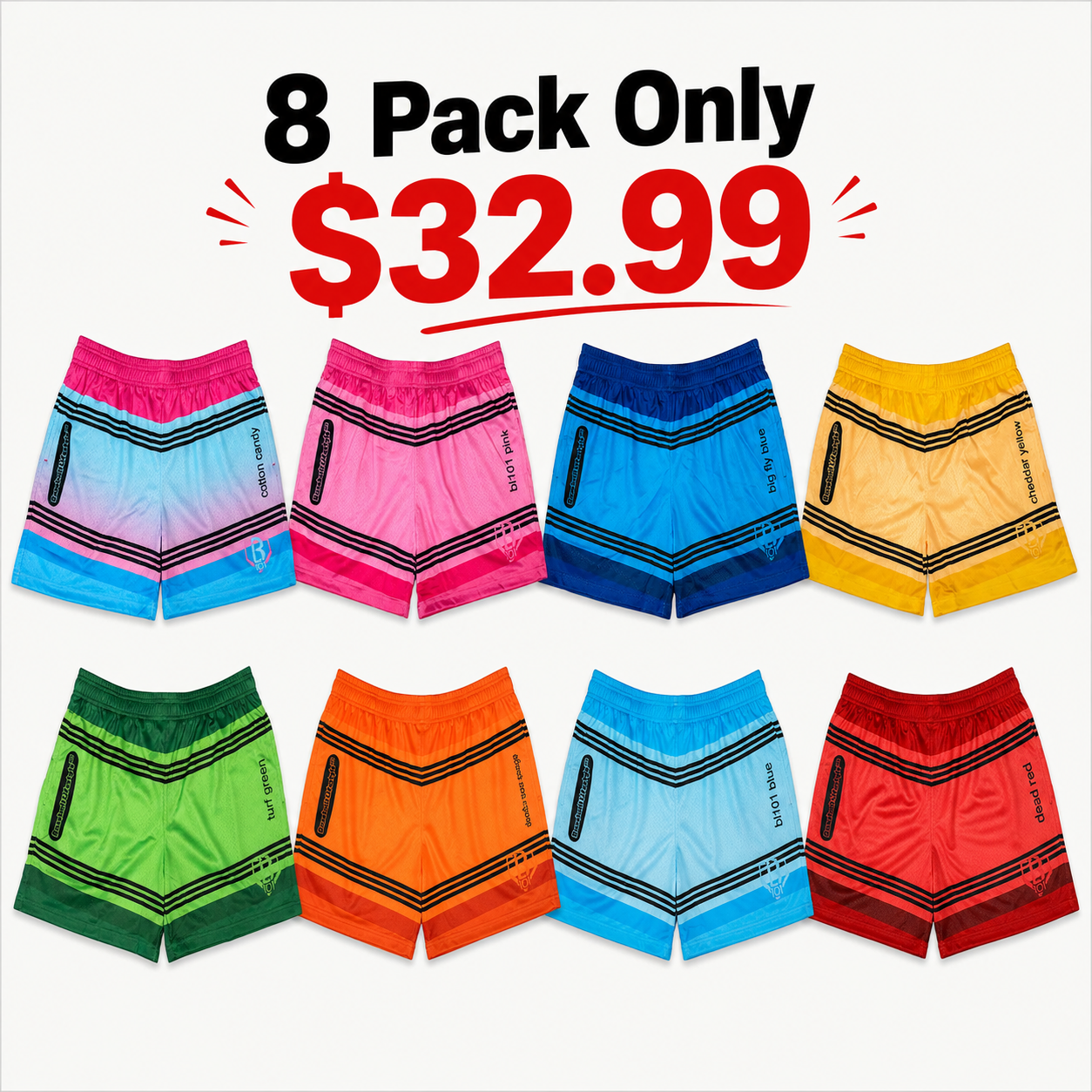 Men’s Quick-Dry Athletic Shorts – Lightweight Breathable Summer Shorts