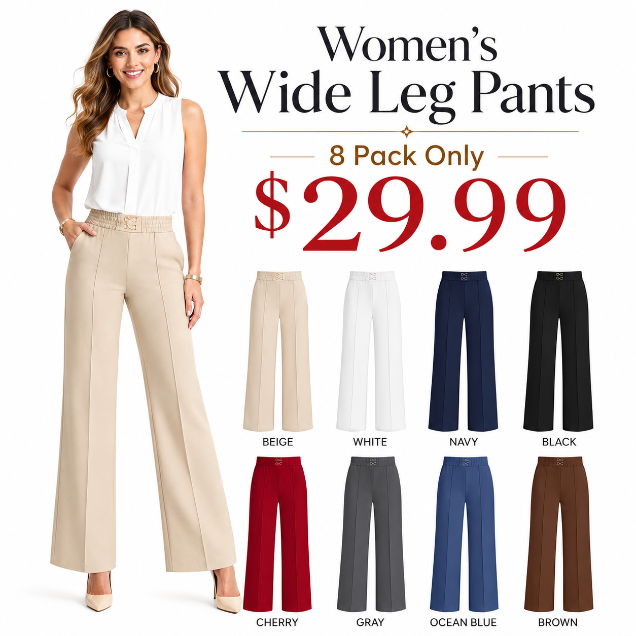 AiryGrace - Perfect Drape High-Rise Ultra Soft Pull-On Pants