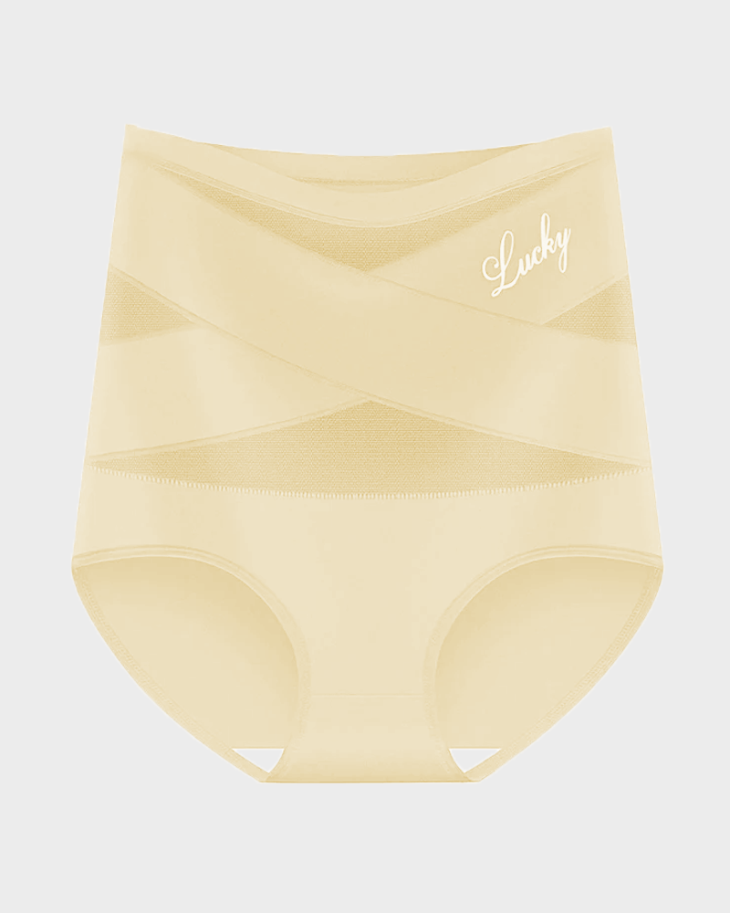 Women's High-Waisted Tummy Control Shapewear Panties – Seamless Breathable Postpartum Waist Slimming Briefs