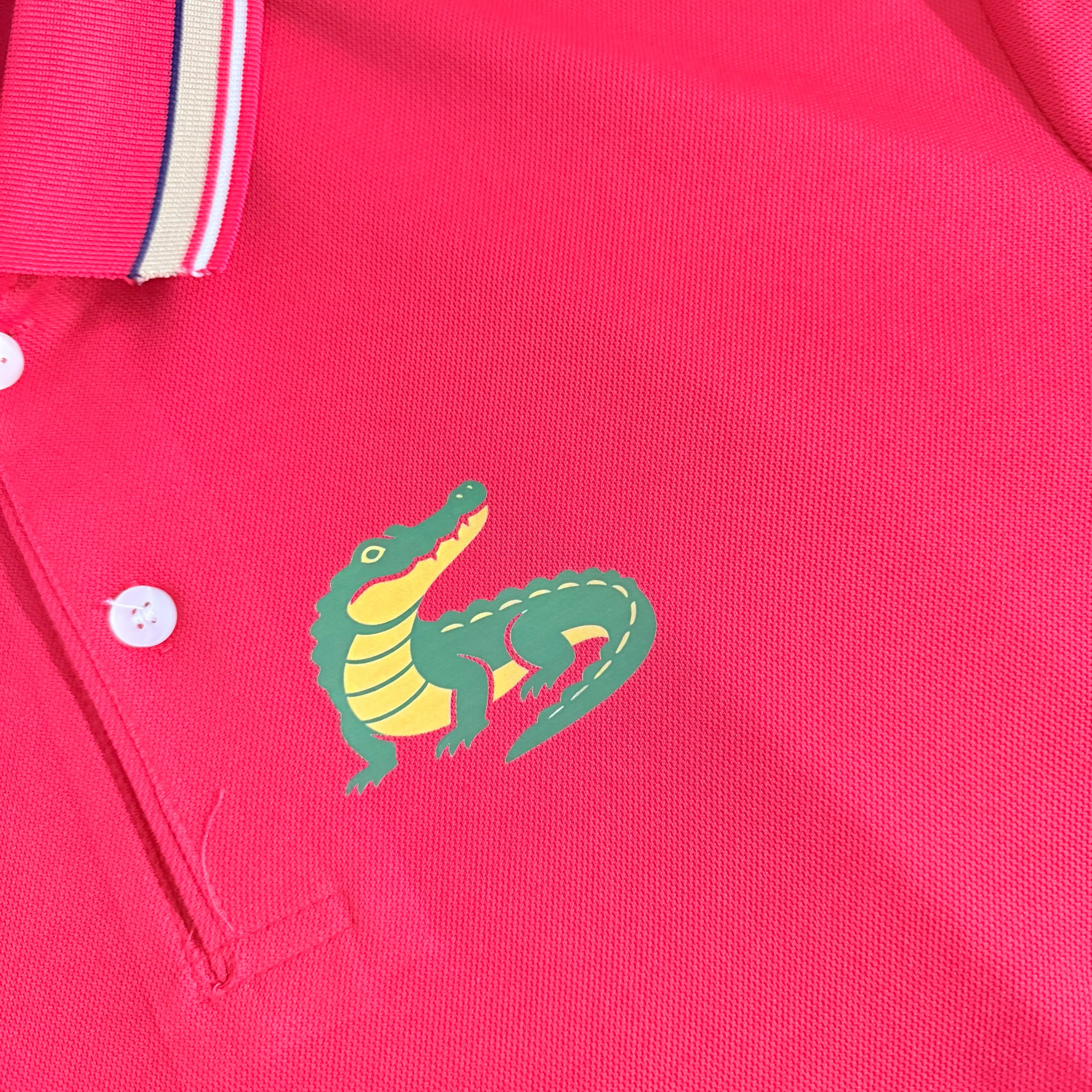 Men’s 5-pack alligator print polo shirts—lightweight, quick-drying, breathable summer short-sleeve collared T-shirts for business casual wear. Suitable for commuting, everyday wear, and light business outfits; pairs well with dress pants and casual trouse