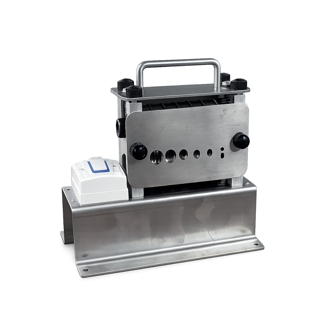 Small electric wire stripping machine