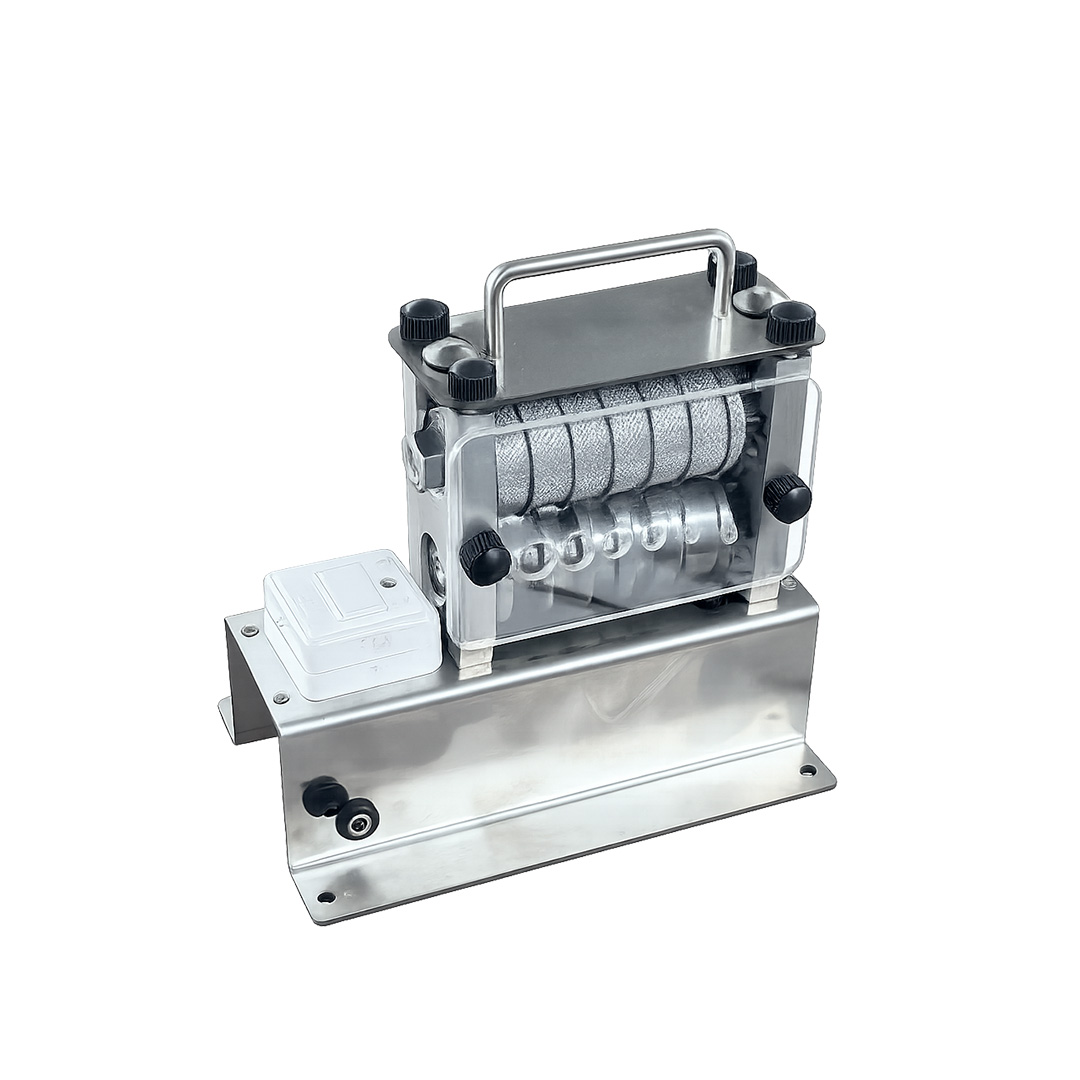 Small electric wire stripping machine
