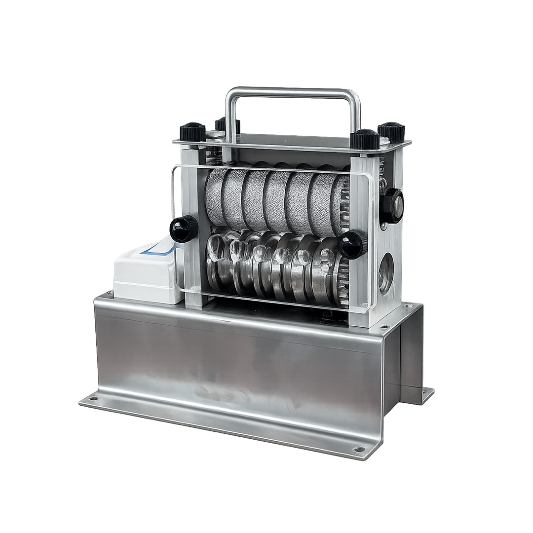 Small electric wire stripping machine