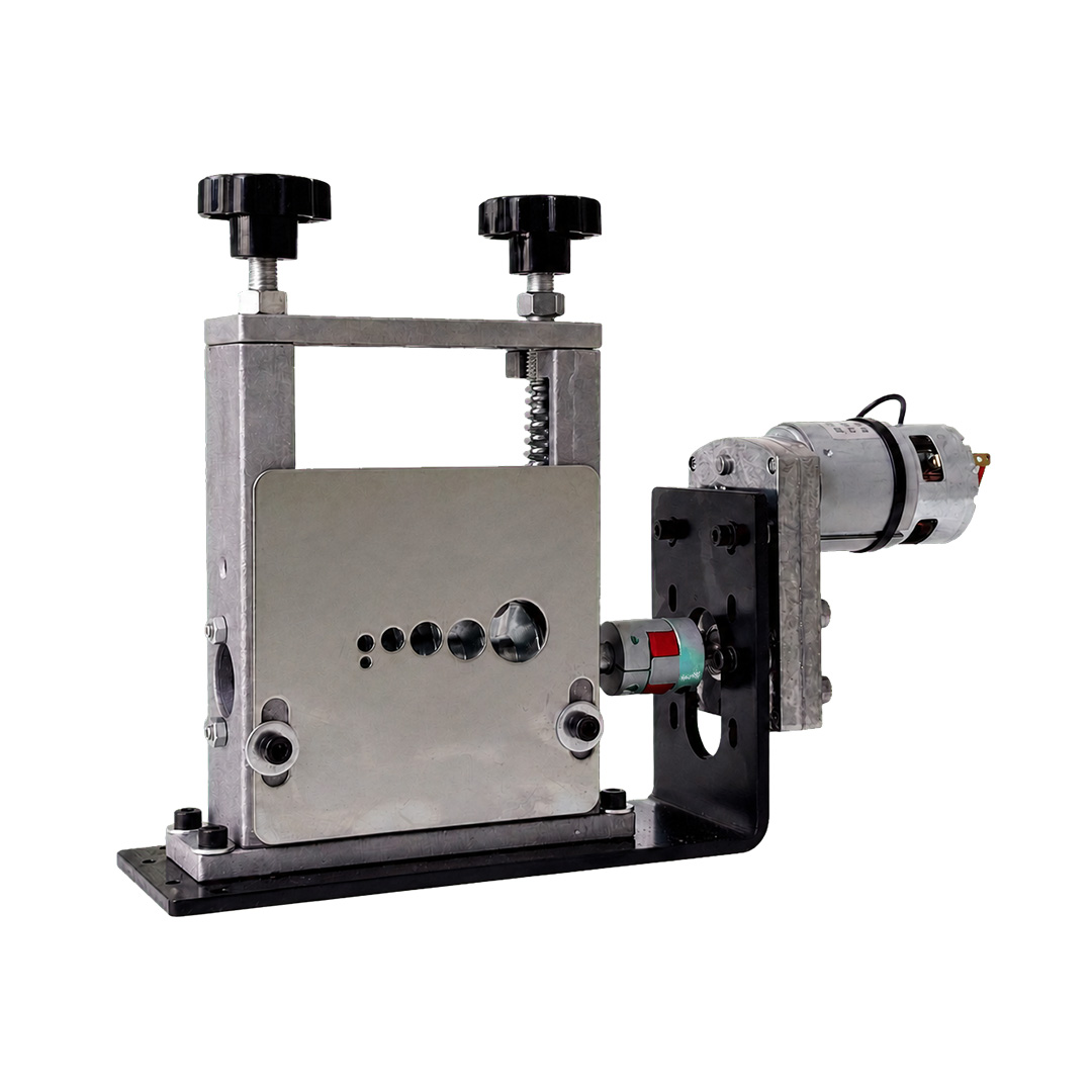 Small electric wire stripping machine