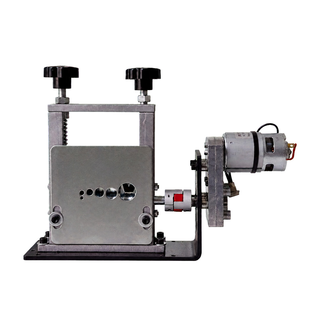 Small electric wire stripping machine