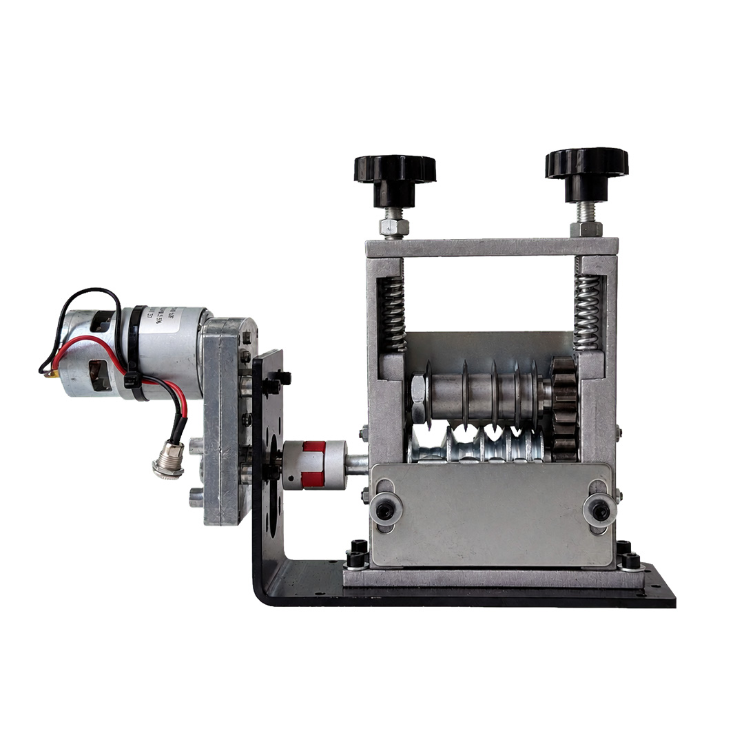 Small electric wire stripping machine