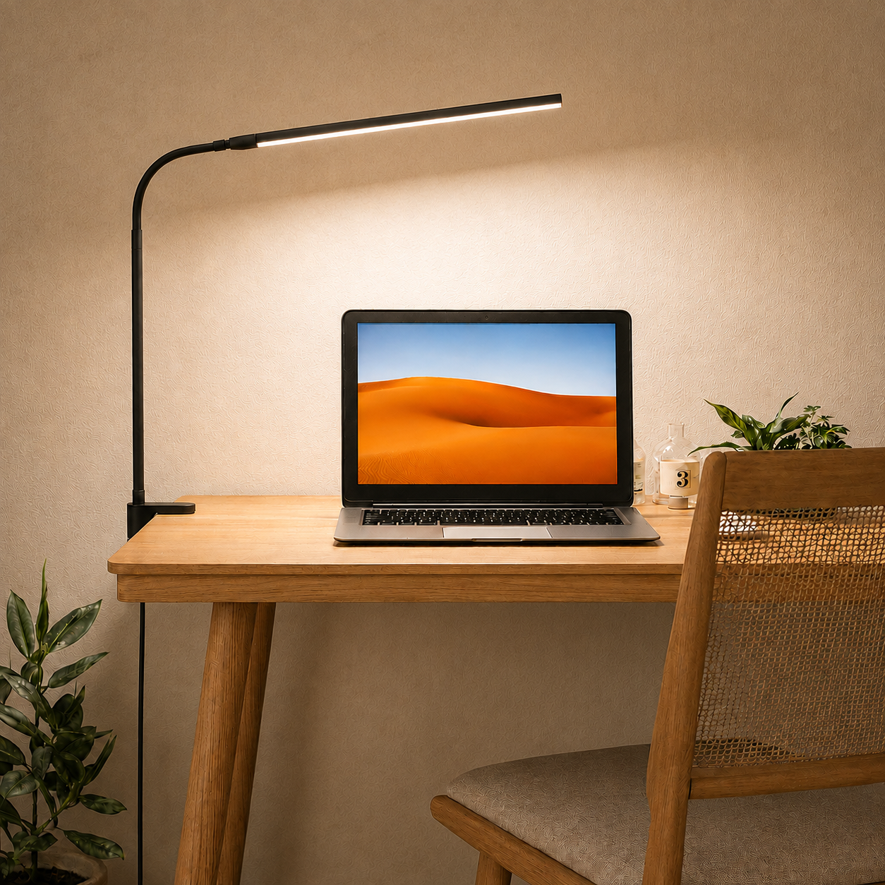Clip-On LED Desk Lamp