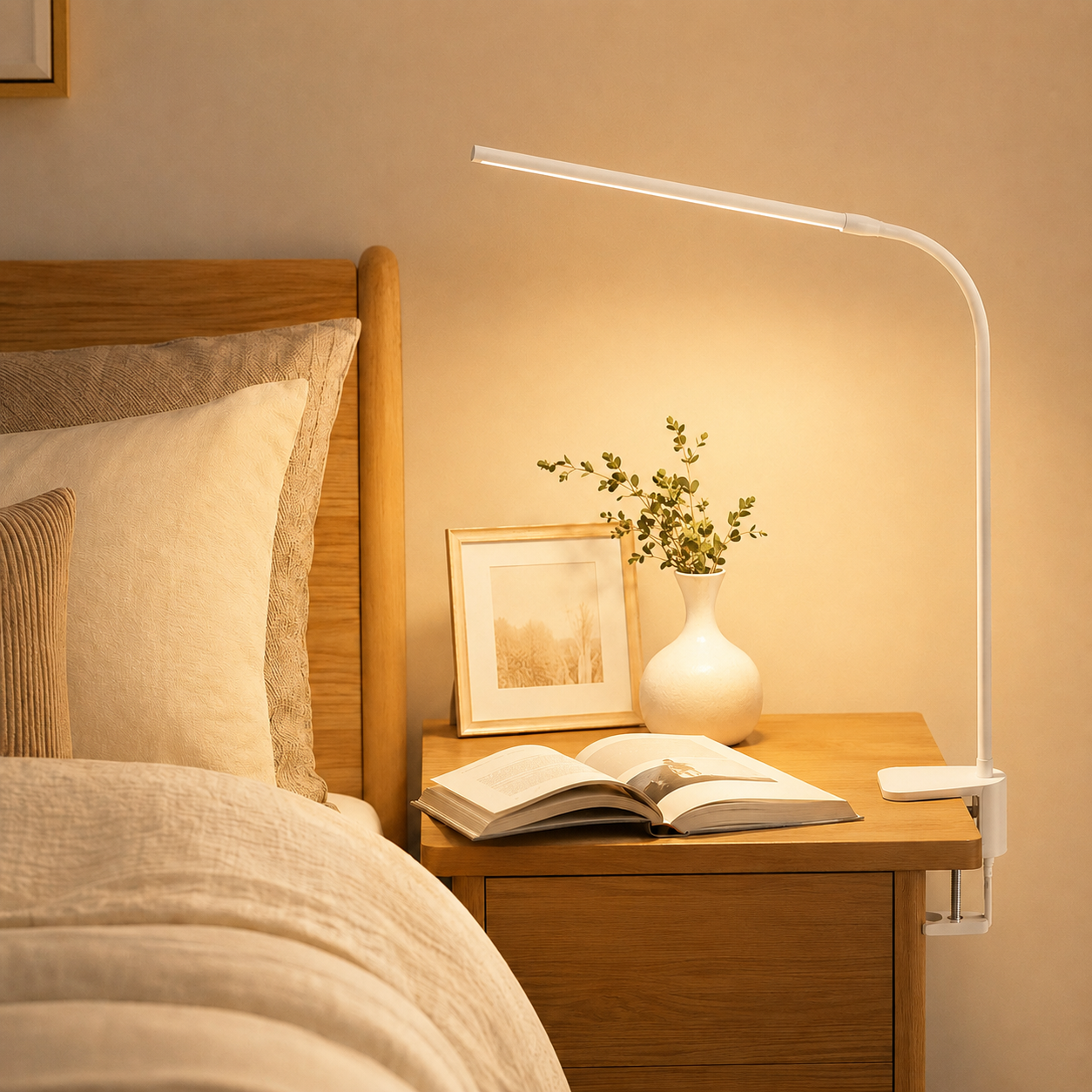 Clip-On LED Desk Lamp