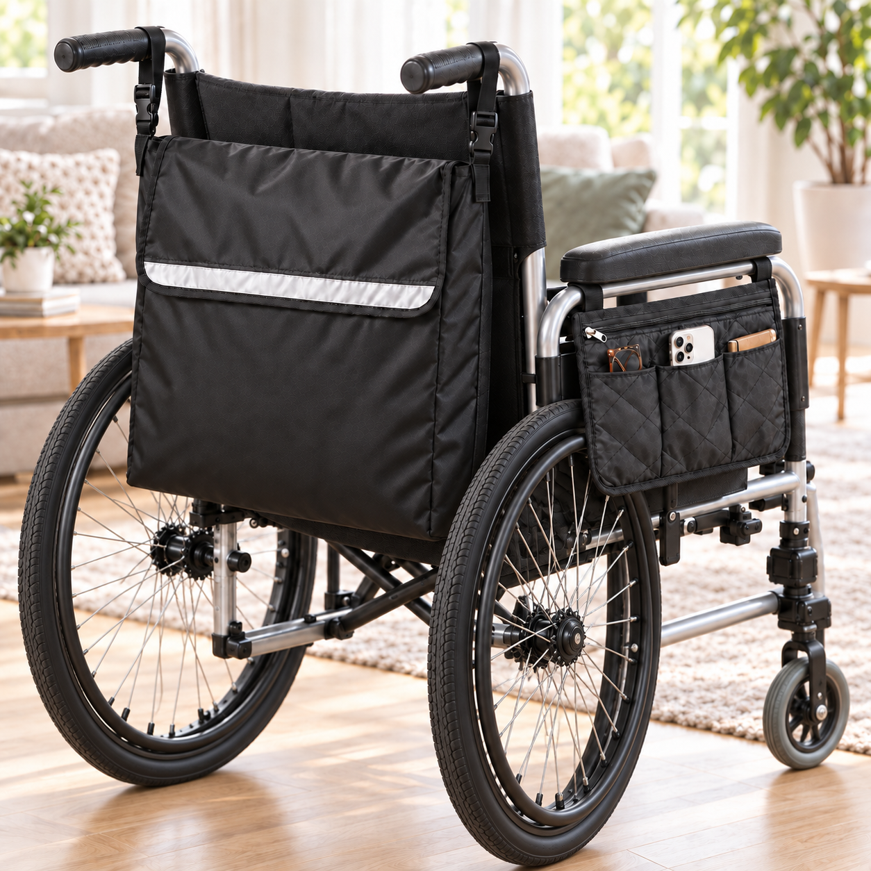 Storage hanging bag + three storage bags