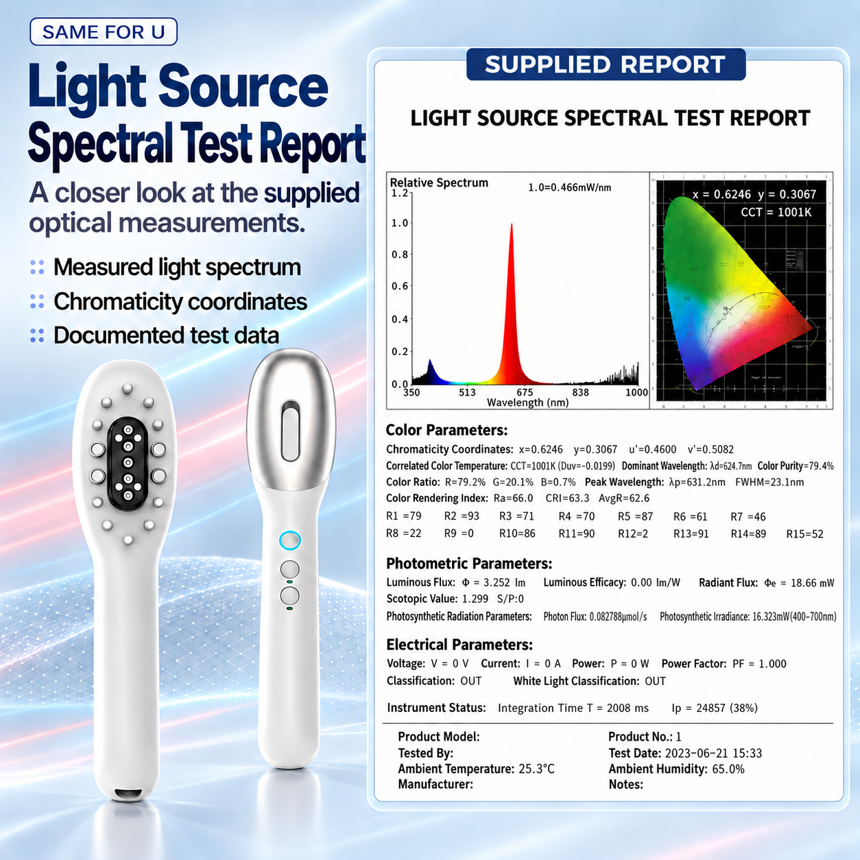 Essence Infusing Blue-Red Light Microcurrent Scalp Massage Comb
