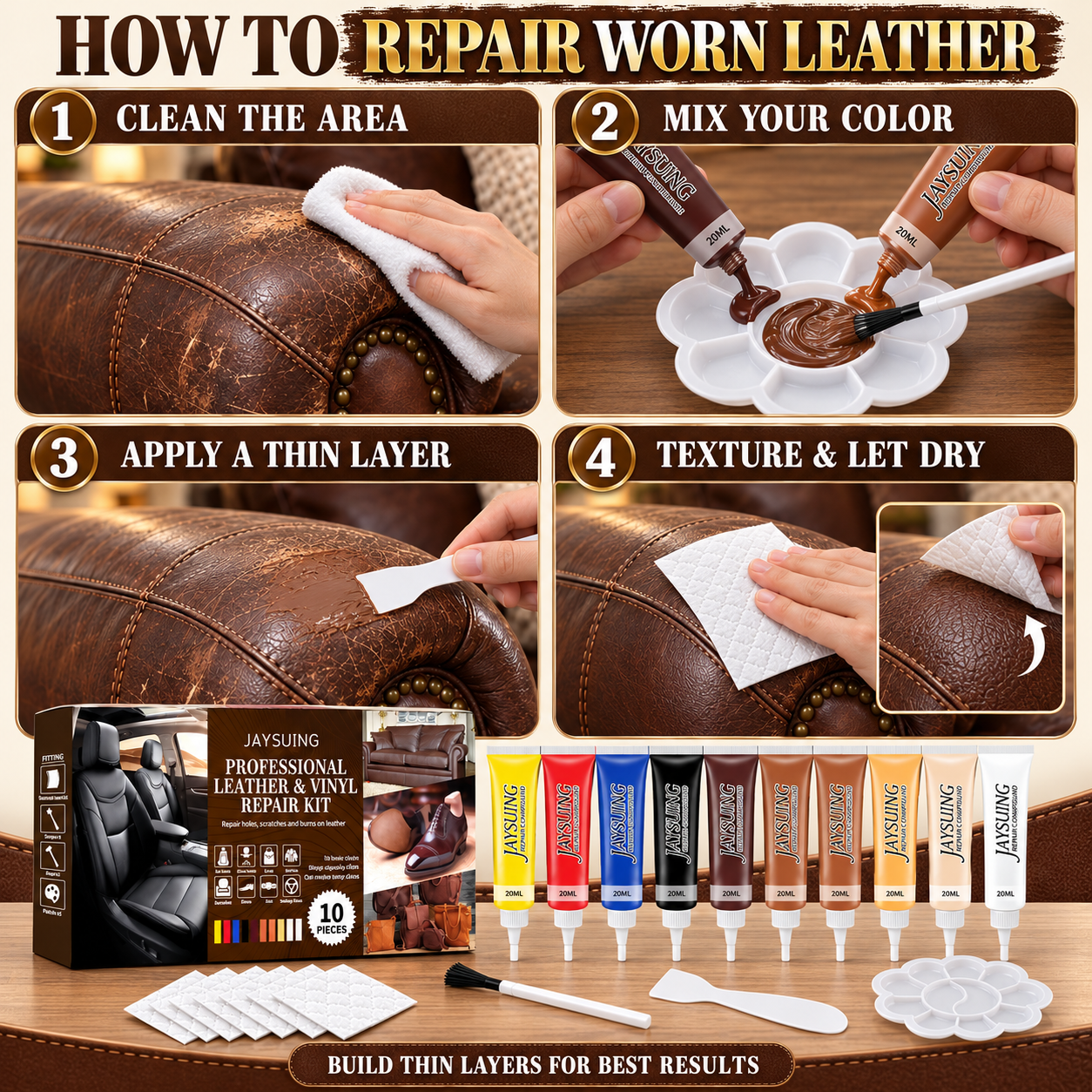 Leather Repair Kit