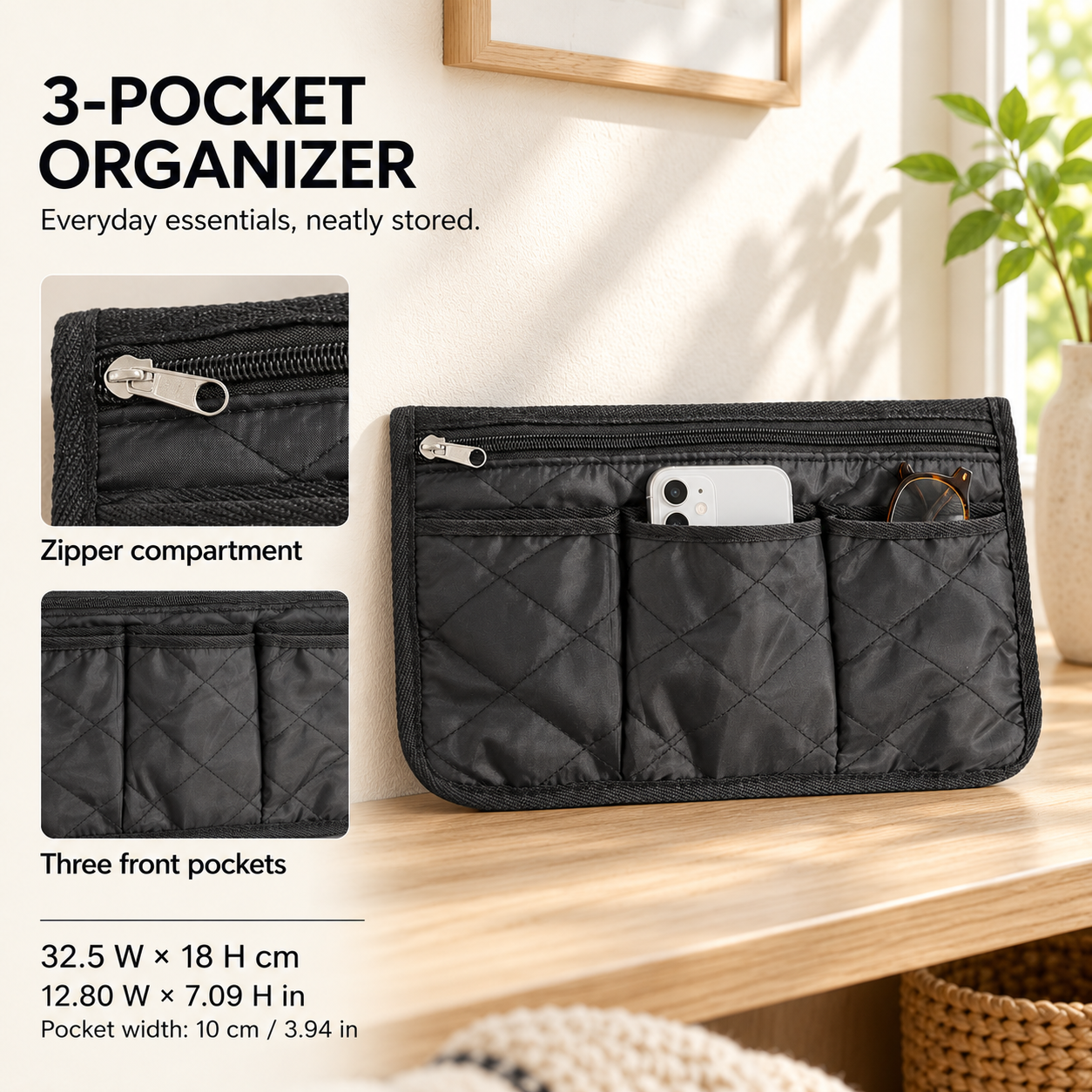 Storage hanging bag + three storage bags