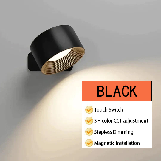 Magnetic Three-Color Wall Lamp