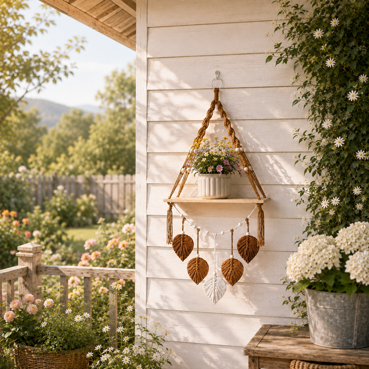 Woven Leaf Storage Shelf-2-Pack