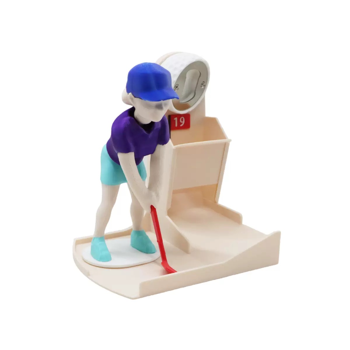 Golf Bottle Opener with Cap Launcher