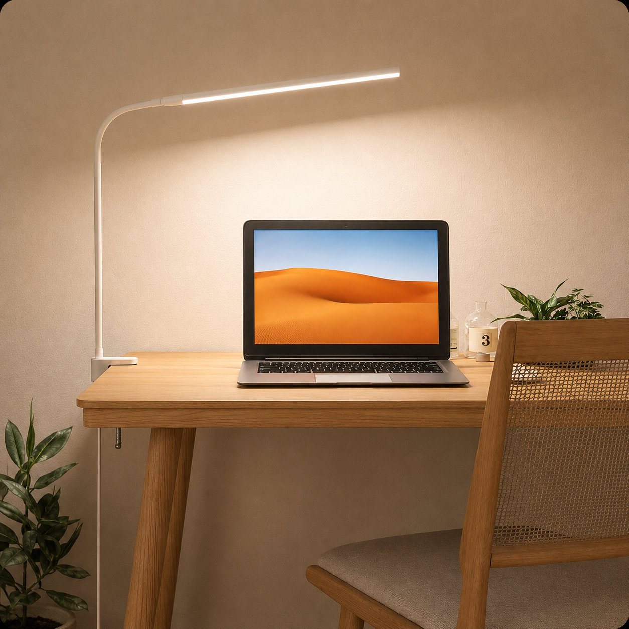 Clip-On LED Desk Lamp