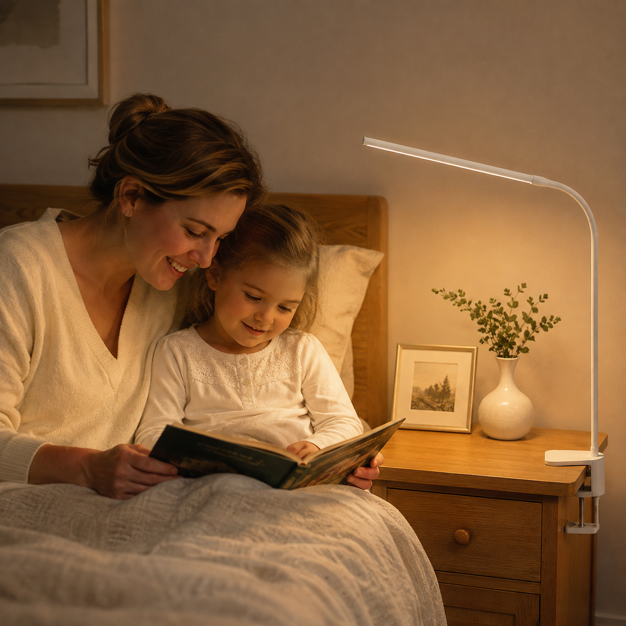 Clip-On LED Desk Lamp
