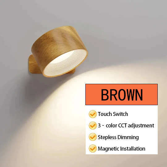 Magnetic Three-Color Wall Lamp