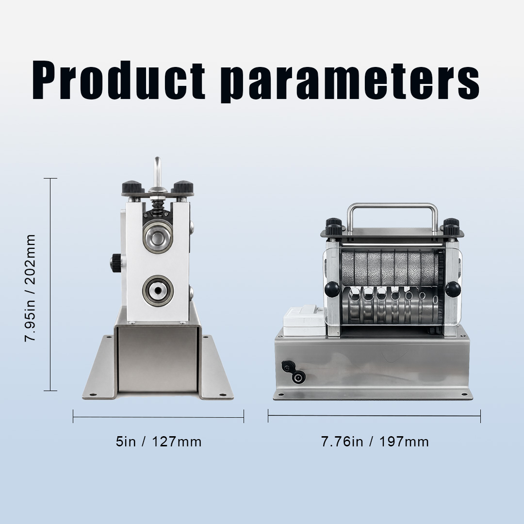 Small electric wire stripping machine