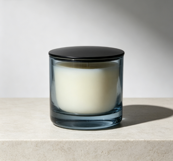 2.5 oz Clear Glass Candle Vessel