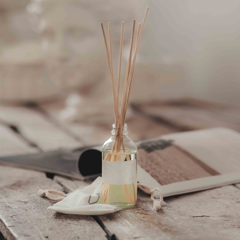 Eucalyptus White Tea Bamboo | COAX EWB Reed Diffuser | VOC Compliant Luxury Ambient Fragrance