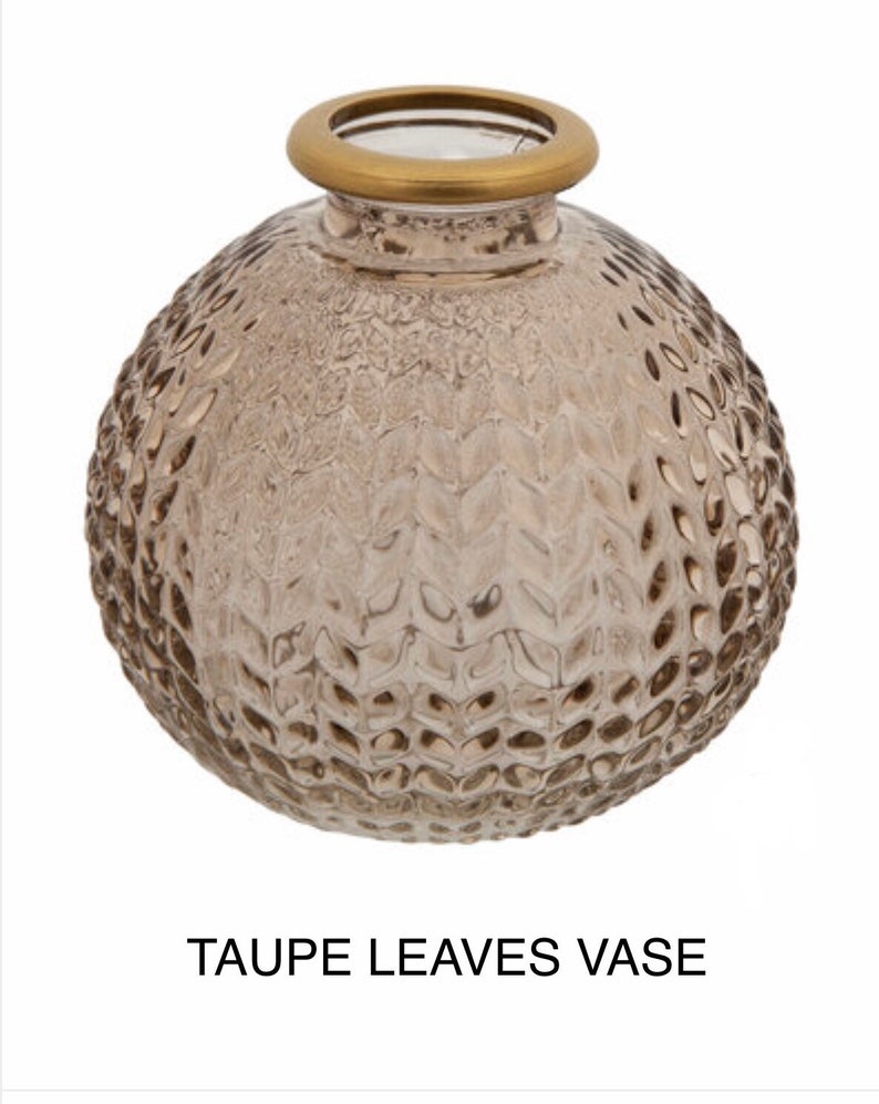 Taupe Glass Reed Diffuser: Peony, Magnolia, Mum - Modern Home Fragrance