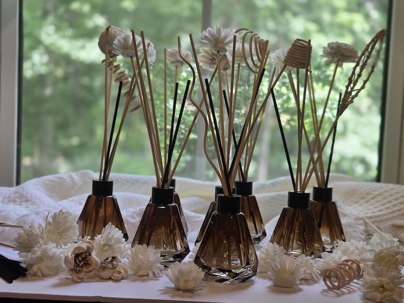 Handmade Reed Diffuser | Farmhouse Home Fragrance | 1.75 oz Scented Bottle