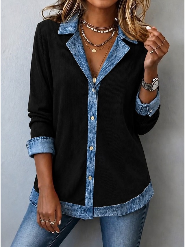 Women's Blazer Casual Jacket Windproof Warm Jacquard Vintage Fashion Daily Casual Casual Regular Peaked Lapel Regular Fit Long Sleeve Outerwear White Black Red Spring Fall