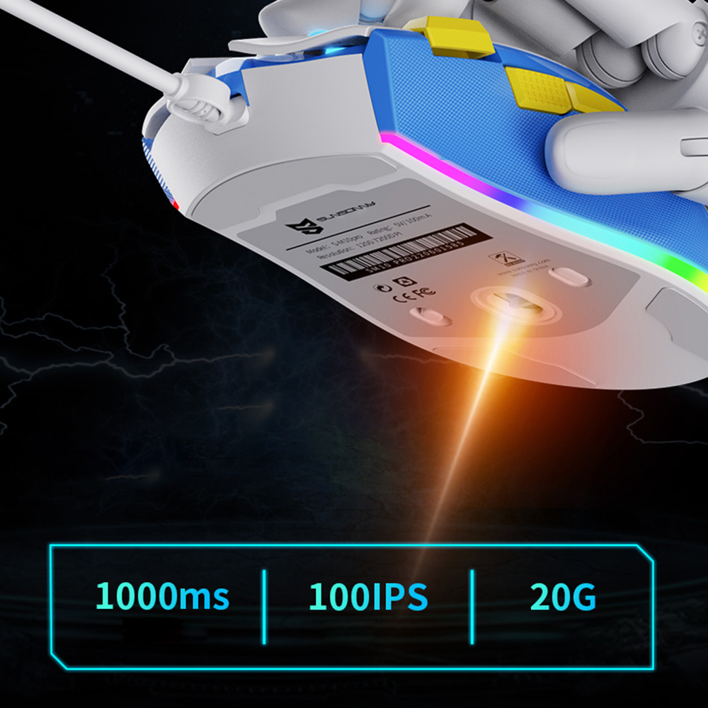 SUNSONNY 7000DPI Macro Programming Mechanical Wind Mouse