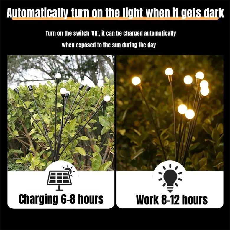Outdoor Solar Firefly Garden Light✨