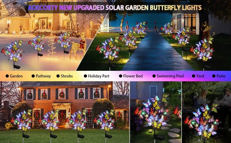 Solar Outdoor Butterfly Lights🦋