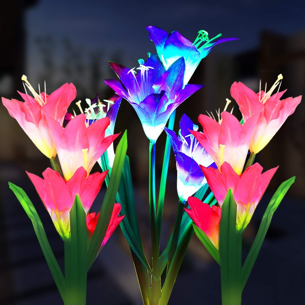 Outdoor Solar Lily Flower Light 🌷
