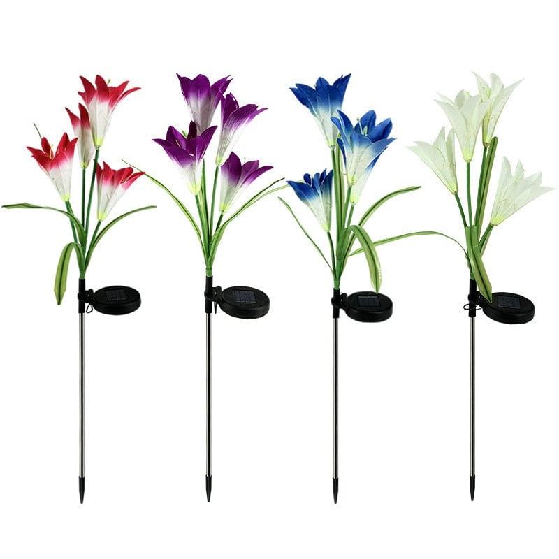 Outdoor Solar Lily Flower Light 🌷