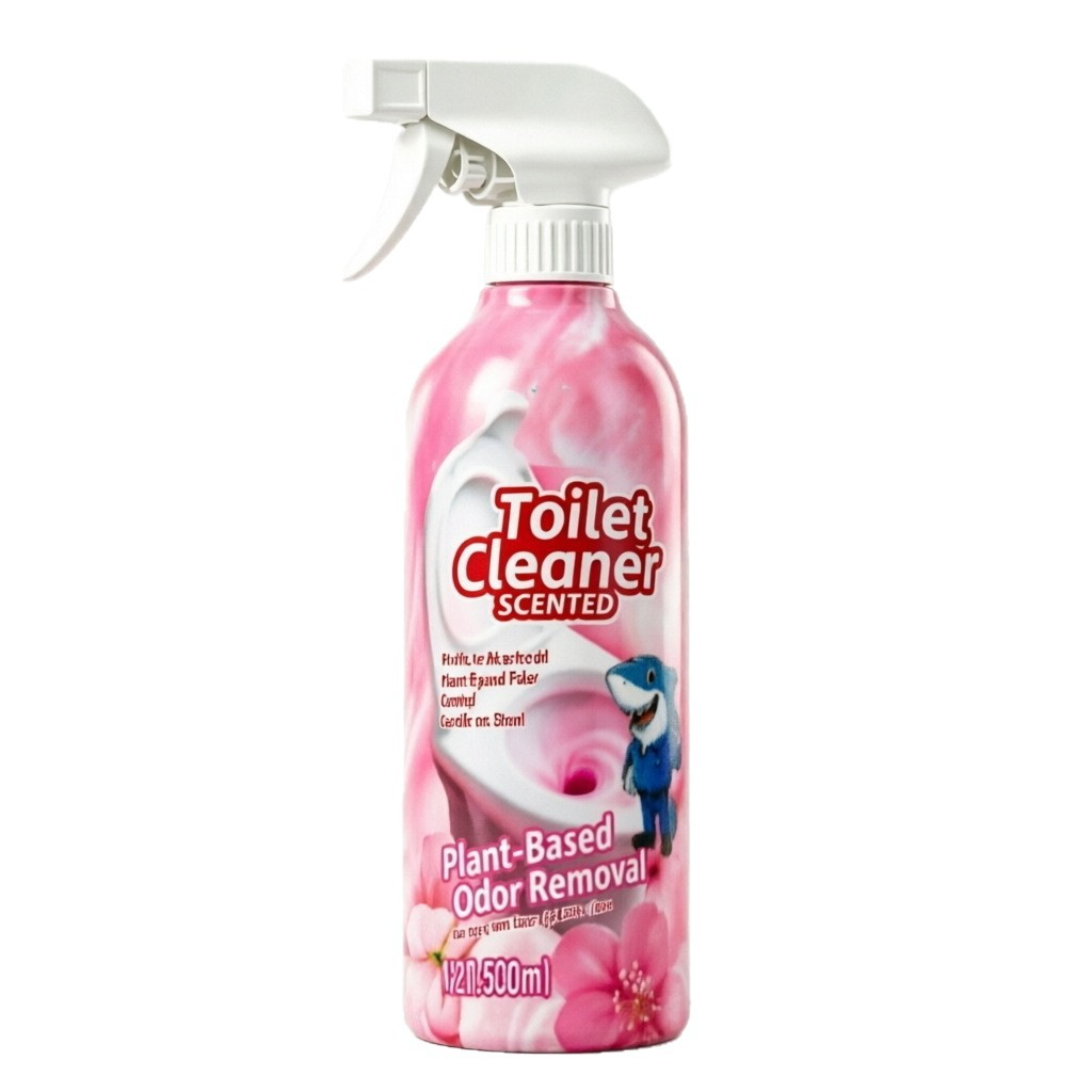 [Limitált Félár] Rózsaszín Habzó Tisztító Spray (460g) - Dörzsölés Nélküli Vízkő- és Penészoldó (pH 7.0 Csempevédelem)