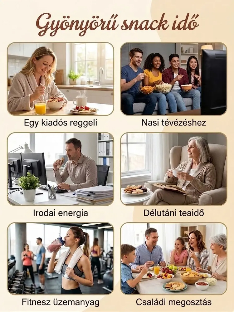 Cukormentes Fügés-Diós Szelet (6 az 1-ben) 