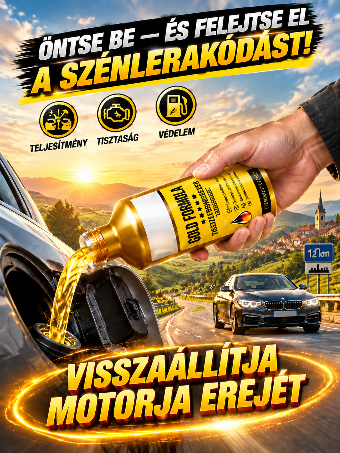 Katalizátoros szénlerakódás eltávolító tisztítószer